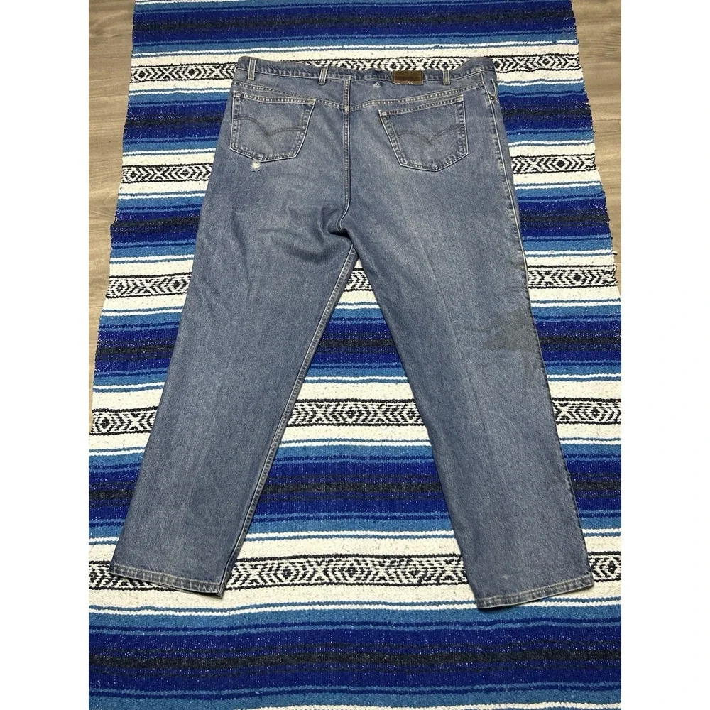 Vintage 540 Bronze Copper Brown Tab Levi's Jeans 48 x 34 Relaxed Fitlue Denim
